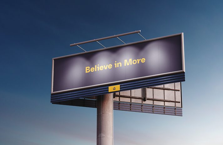 Believe in More billboard